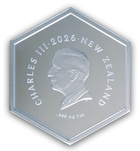 2026 New Zealand Queen Bee Proof 1 oz Silver Coin (06/26)