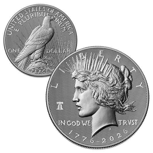 1776-2026 U.S. Diamond Field Morgan & Peace Dollar Two-Coin Set