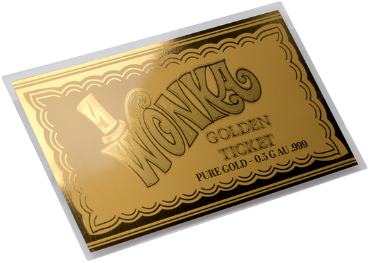 2027 Samoa Willy Wonka Golden Ticket 0.5g Gold Coin