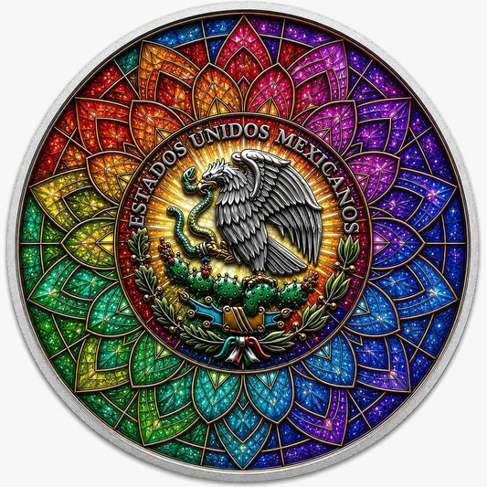 2024 Mexico Libertad Cathedral of Light Edition 1 oz Silver Coin