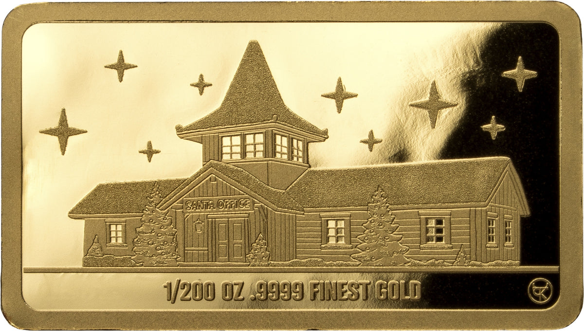 2026 Wishing Bar 1/200 oz Gold Bar in Card