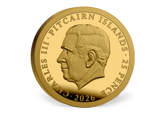 2026 Pitcairn Islands Queen's Beast Lion 1/100 oz Gold Coin (07/03)