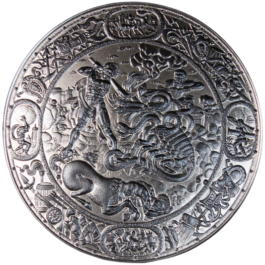 Estimate: The Shield of Hercules Stacker 1 oz Silver Medal
