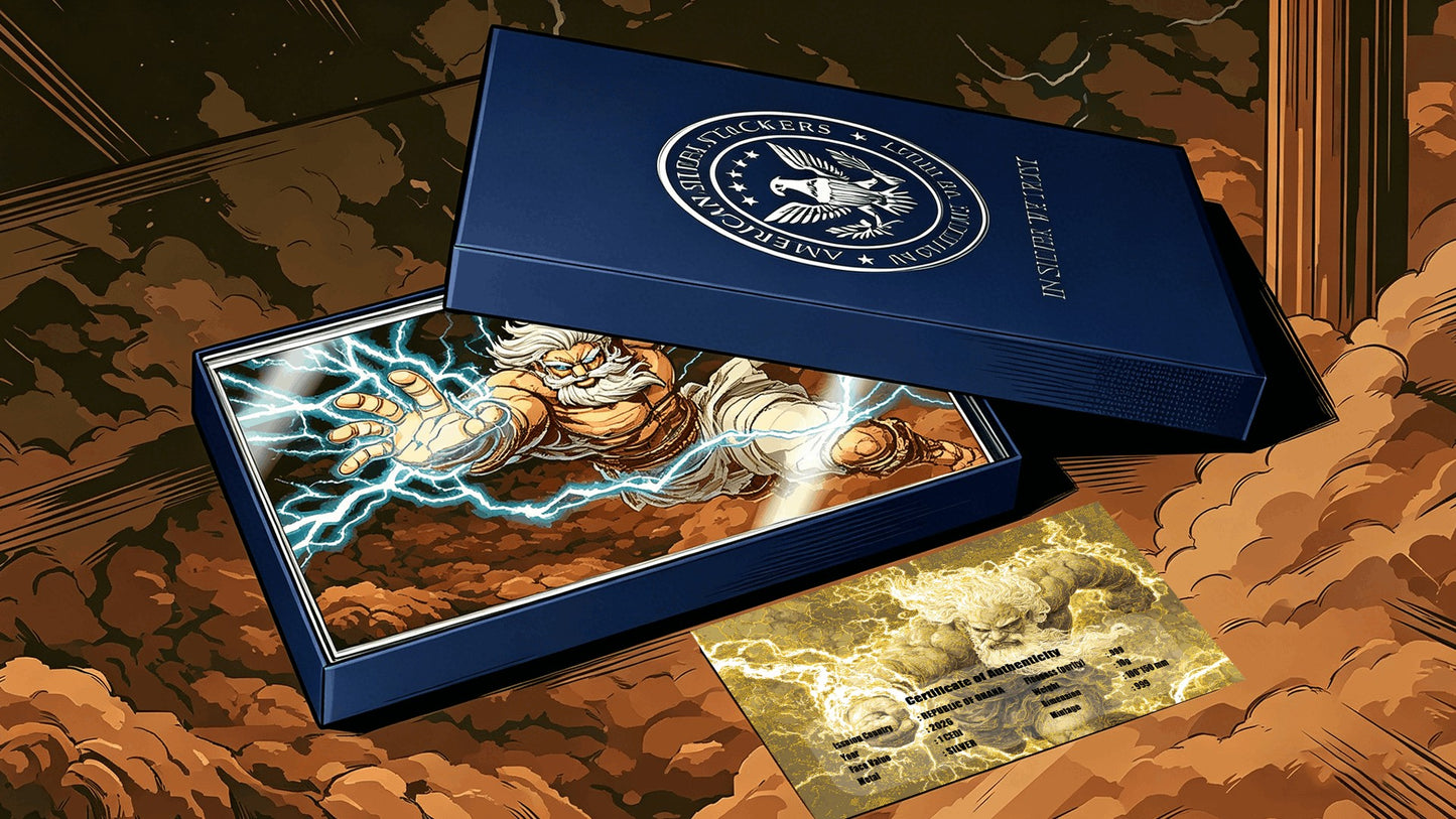 2026 Ghana Pixel Zeus 10g Silver Foil. In Silver We Trust! (06/23)