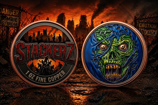 Stacker Z #1 Patient Zero 1 oz Copper Zombie Rounds (Open Mintage)