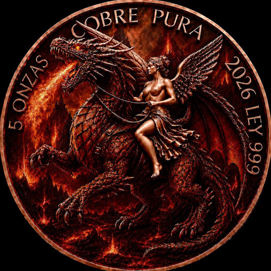 Fire Dragon Libertad Tribute 5 oz Copper (06/07)