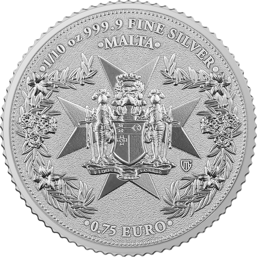 Estimate: 2026 Malta Golden Eagle BU 1/10 oz Silver Coin in Card