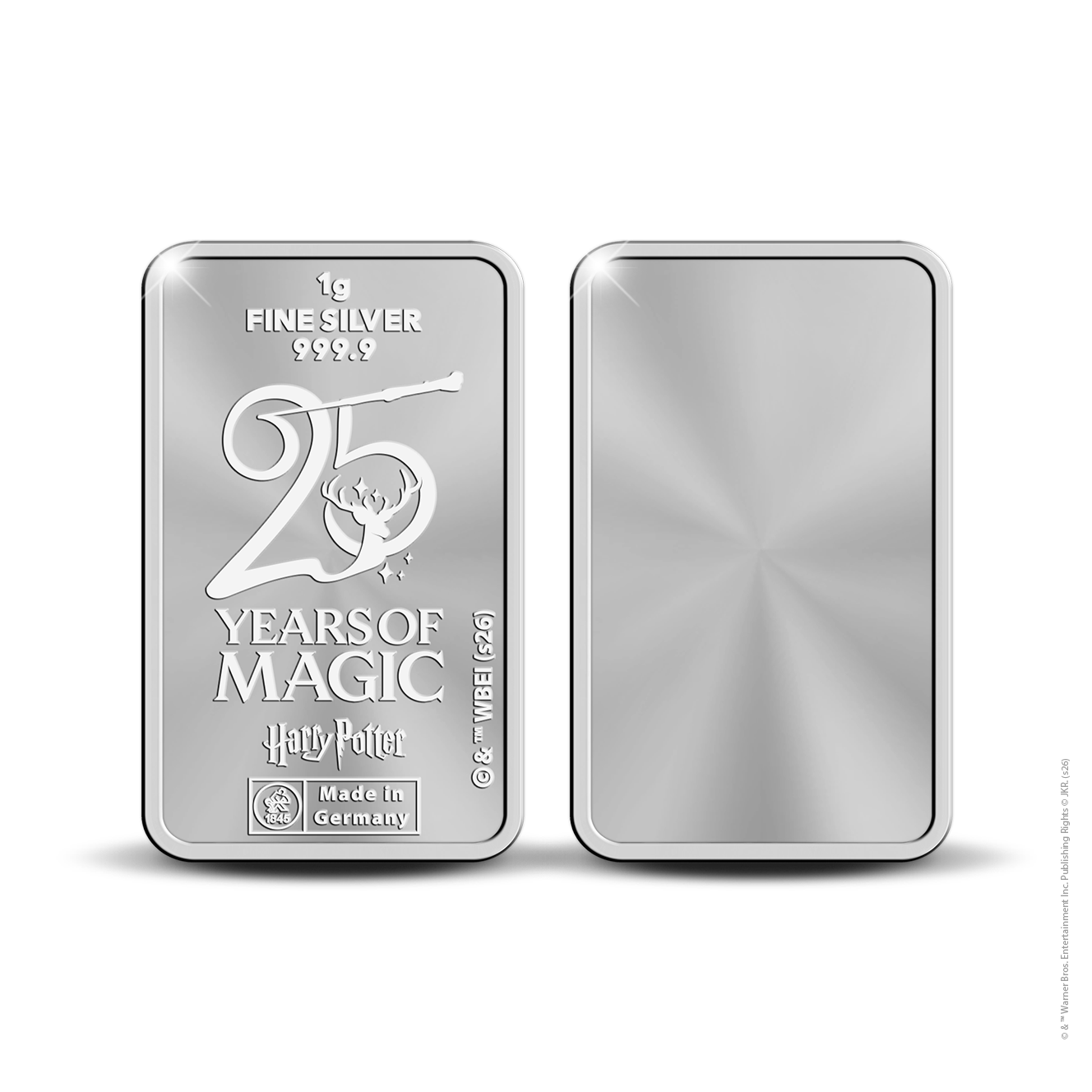 2026 Royal Dutch Mint Harry Potter - Albus Dumbledore 1g Silver Bar in Card (08/11)