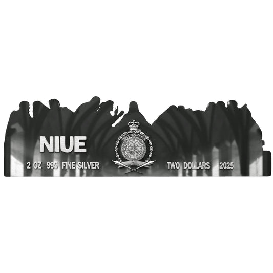 2025 Niue The Last Supper Antiqued 2 oz Silver Coin (07/07)