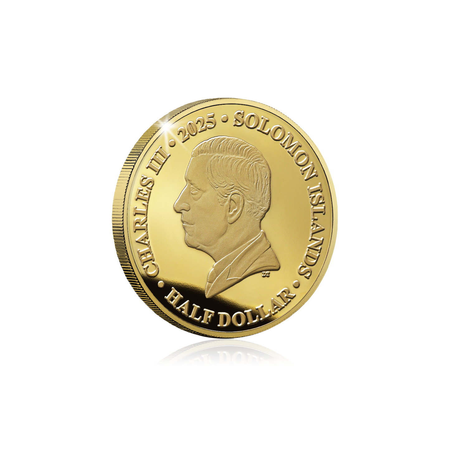2025 Solomon Islands DC Harley Quinn Gold Plated 27.5g CN Coin in Card (07/13)