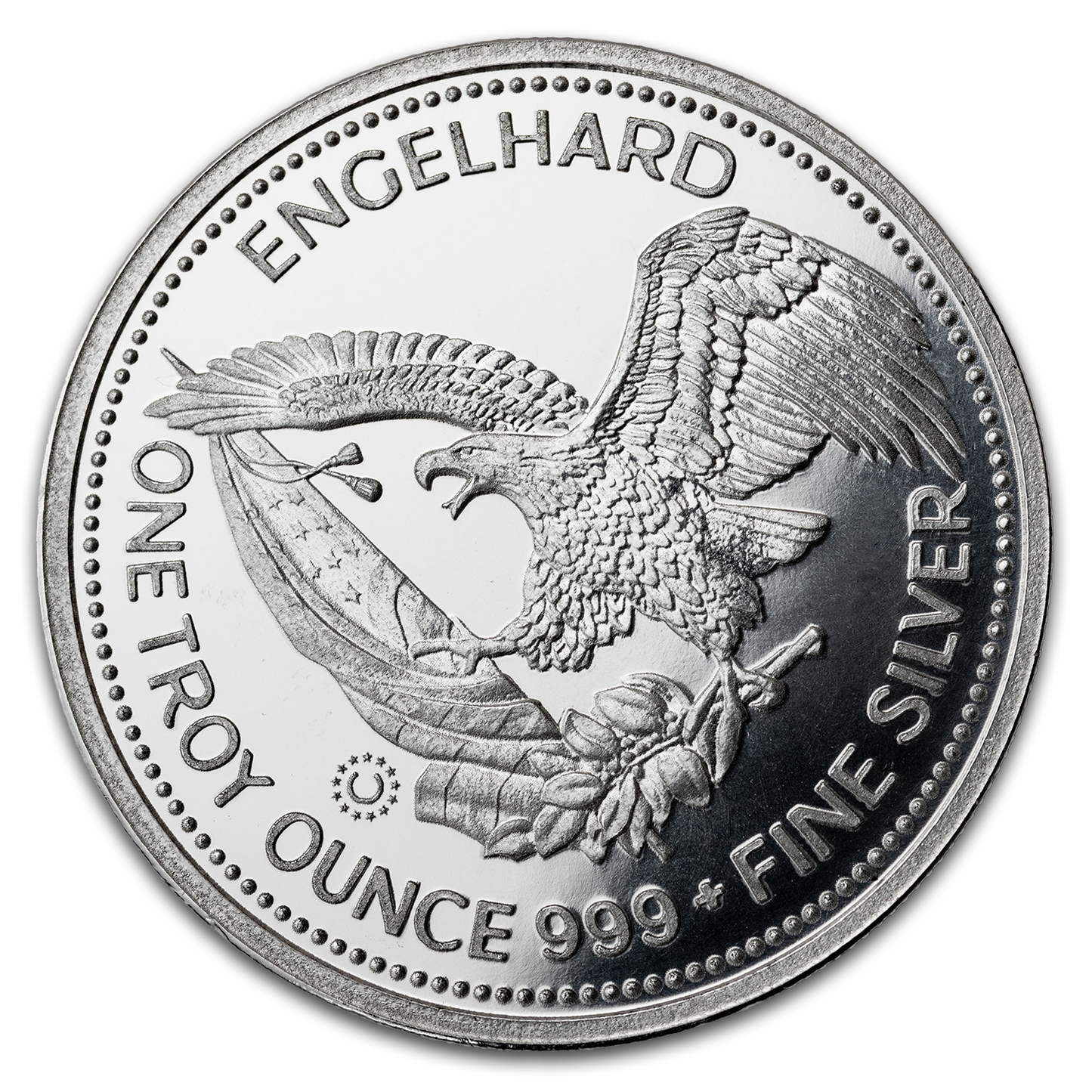 Estimate: 2026 PAMP Suisse Engelhard Prospector 1 oz Silver Round (08/07)