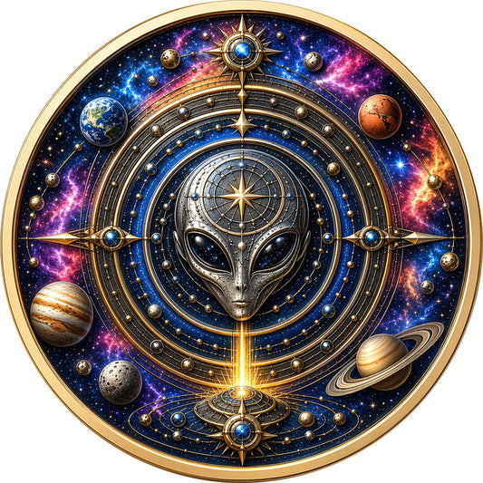 Cosmic Encounter - Visitors from the Stars 1 oz Copper Medal (07/03)