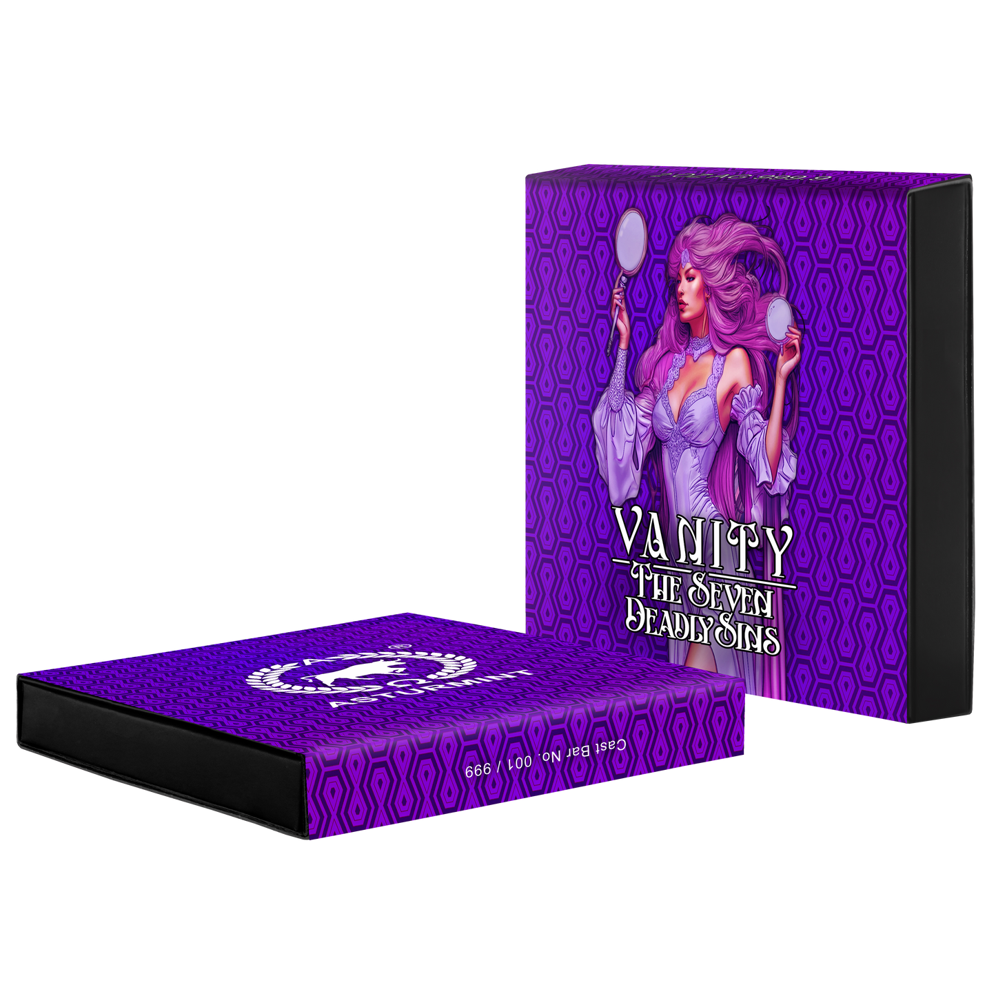 In Stock! 2024 Asturmint Seven Deadly Sins - Vanity 2 oz Cast Bar