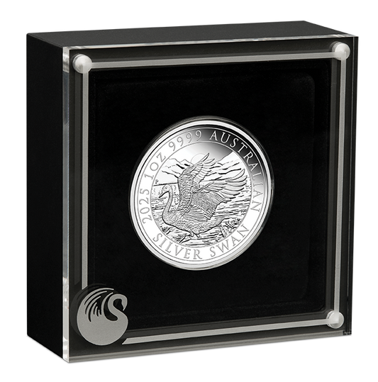 In Stock! 2025 Australia Swan Proof Perth ANDA Show 1 oz Silver Coin (05/20)