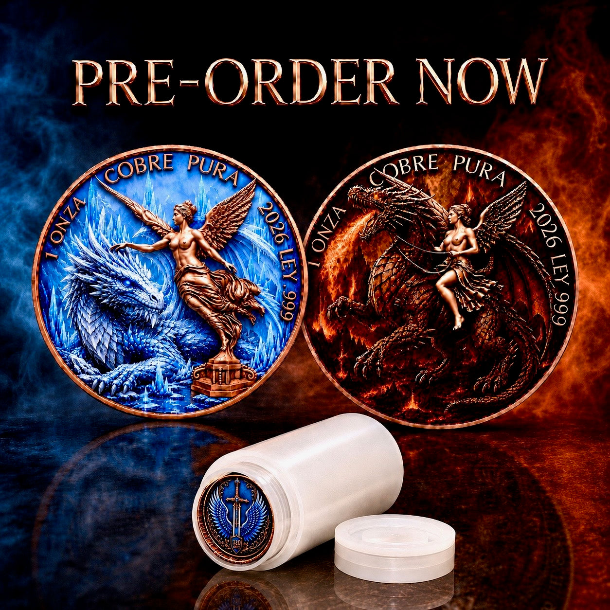 Ice Dragon Libertad Tribute 1 oz Copper (06/08)