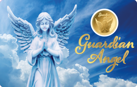 In Stock! Chad Guardian Angel 1/1000 oz Gold Coin in Card