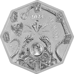 In Stock! 2025 Germania Witchcraft Herbalist BU 1 oz Silver Coin