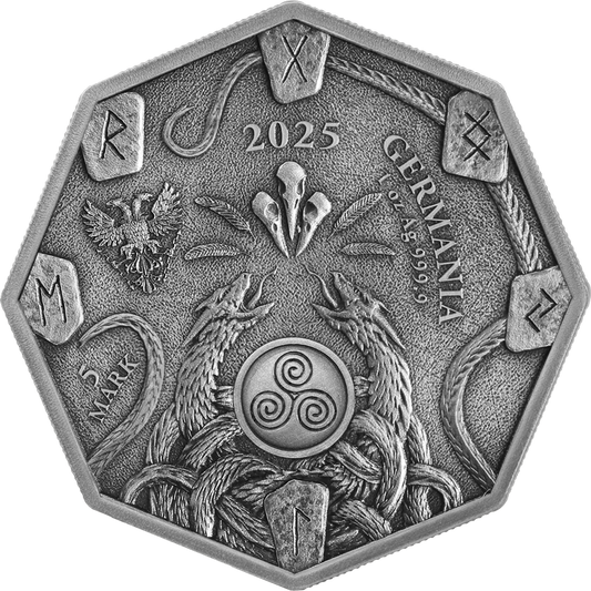 2025 Germania Witchcraft Herbalist Ritual Edition 1 oz Silver Coin