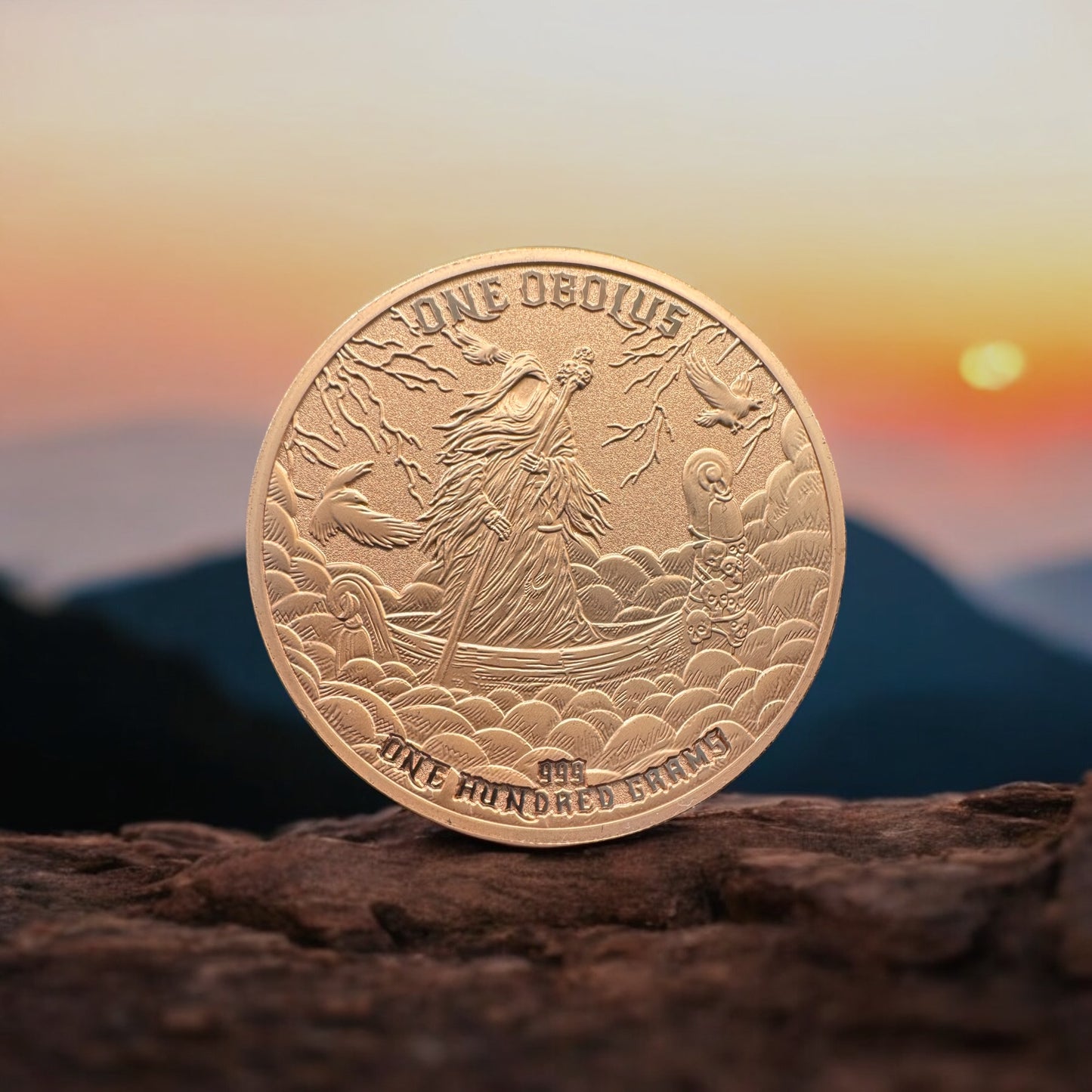 2025 Libertad Obolus: "Only The Dead Have Seen The End of War" 100g Copper Medal (01/15) (Copy)