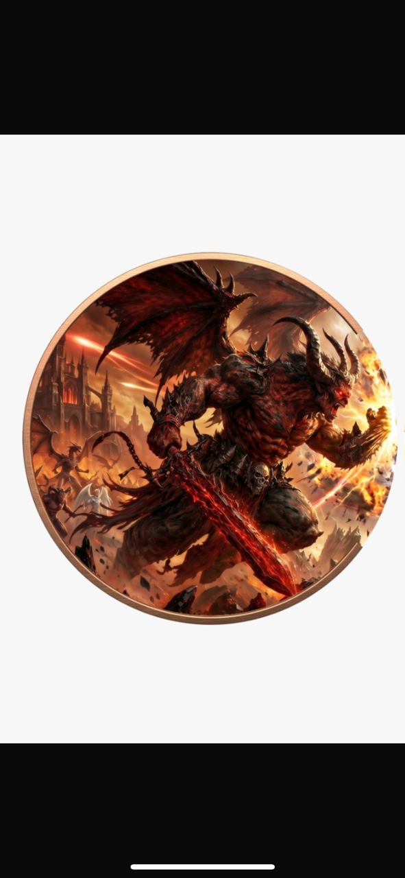Heaven and Hell - Michael vs Lucifer UHR Colorized DuoStack 2 x 1 oz Copper Medal Set (04/30)