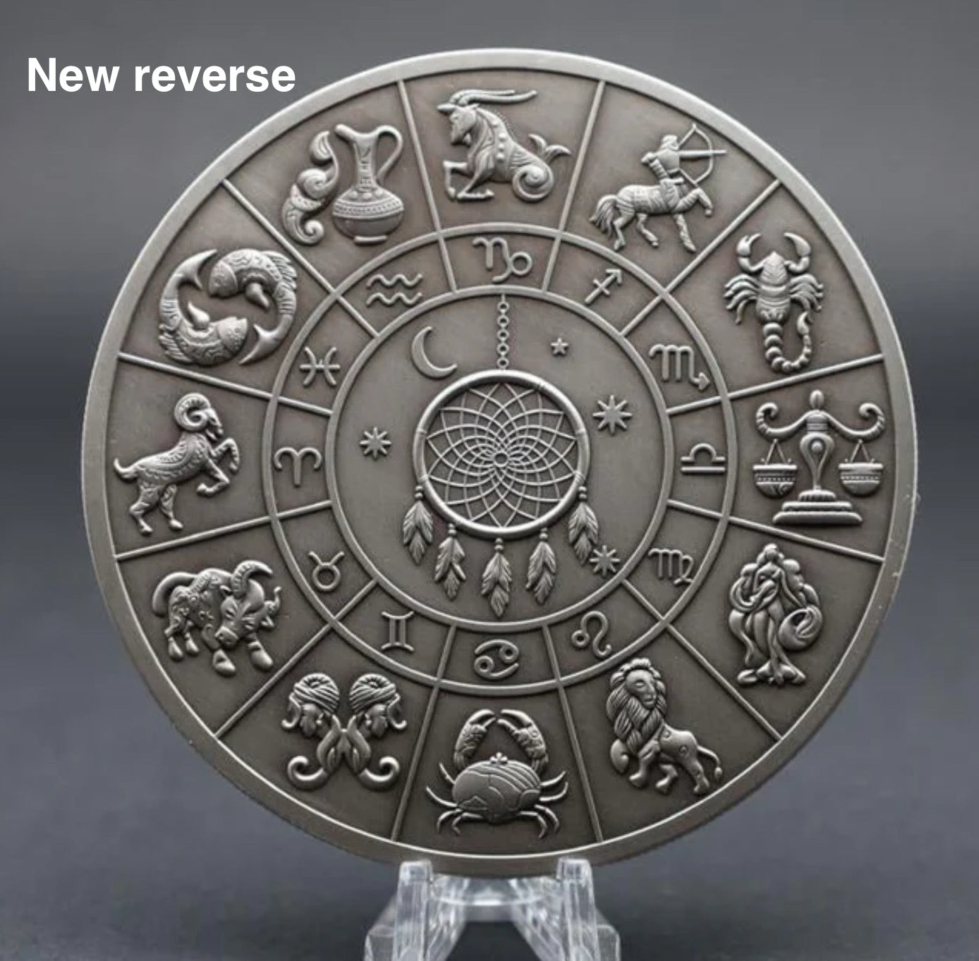 2026 Image Improvement Year of the War Horse 10oz Large Diameter .999 Copper with Antique Silver Finish