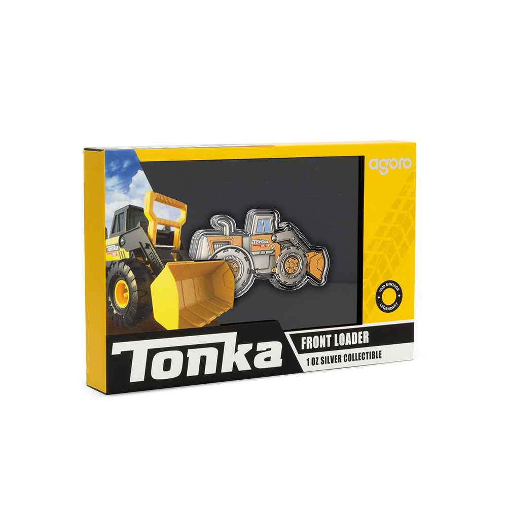 In Stock! 2026 Niue Hasbro Tonka Trucks Front Loader 1 oz Silver Coin