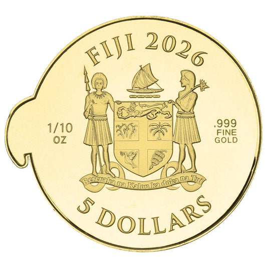 2026 Fiji Inflated Eagle 1/10 oz Gold Coin (05/26)