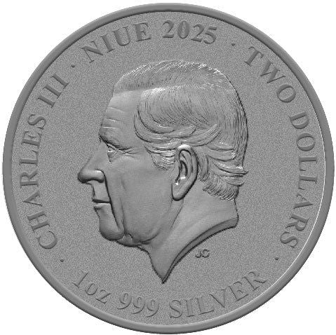 2025 Niue Kings of Sting - Tarantula Hawk Wasp 1 oz Silver Coin (06/12)