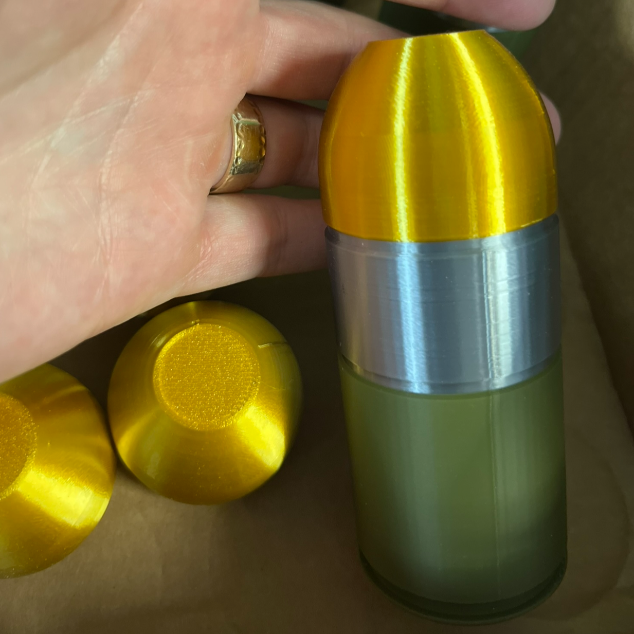 40MM Grenade Launcher - Hold 20 RAW 1 OZ Rounds or Coins! Raw coin tubes. Raw coin case.