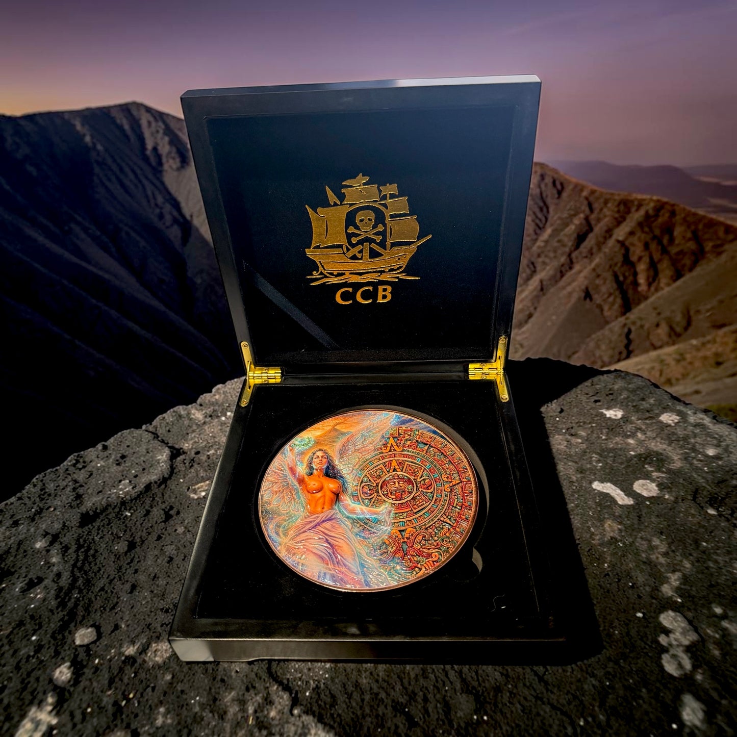 KILO! 2026 Angel of Independence 120mm Jumbo Kilo .999 Colorized Copper Medallion