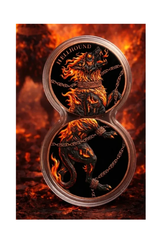 In Stock! 2026 2oz Hell Hound Infinity Capsule .999 Copper