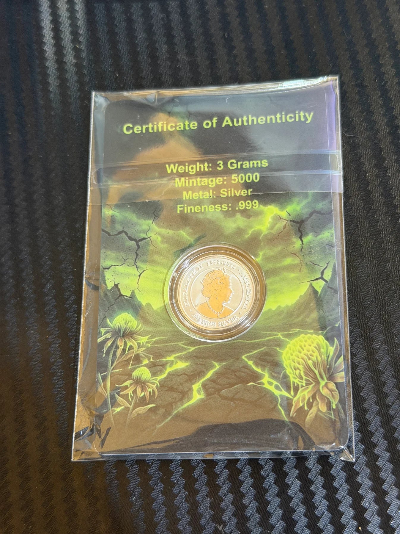 In Stock! 2026 Zombie Kookaburra Edition 3g .999 Colorized Silver