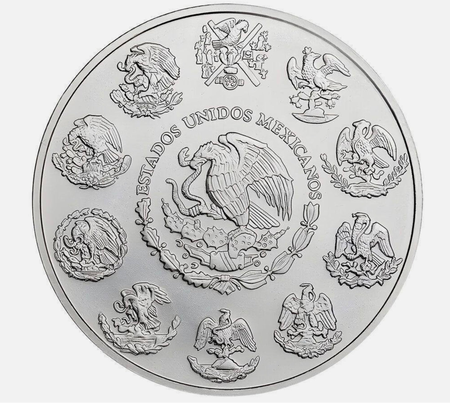 In Stock! 2024 1 oz Mexican Libertad Tlaloc Holographic Colorized Silver Coin