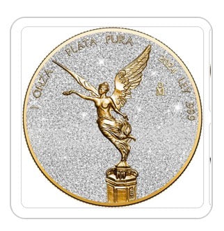 Special price! 2024 Mexico Libertad Precious Gemstones Quartz Edition 1 oz Silver