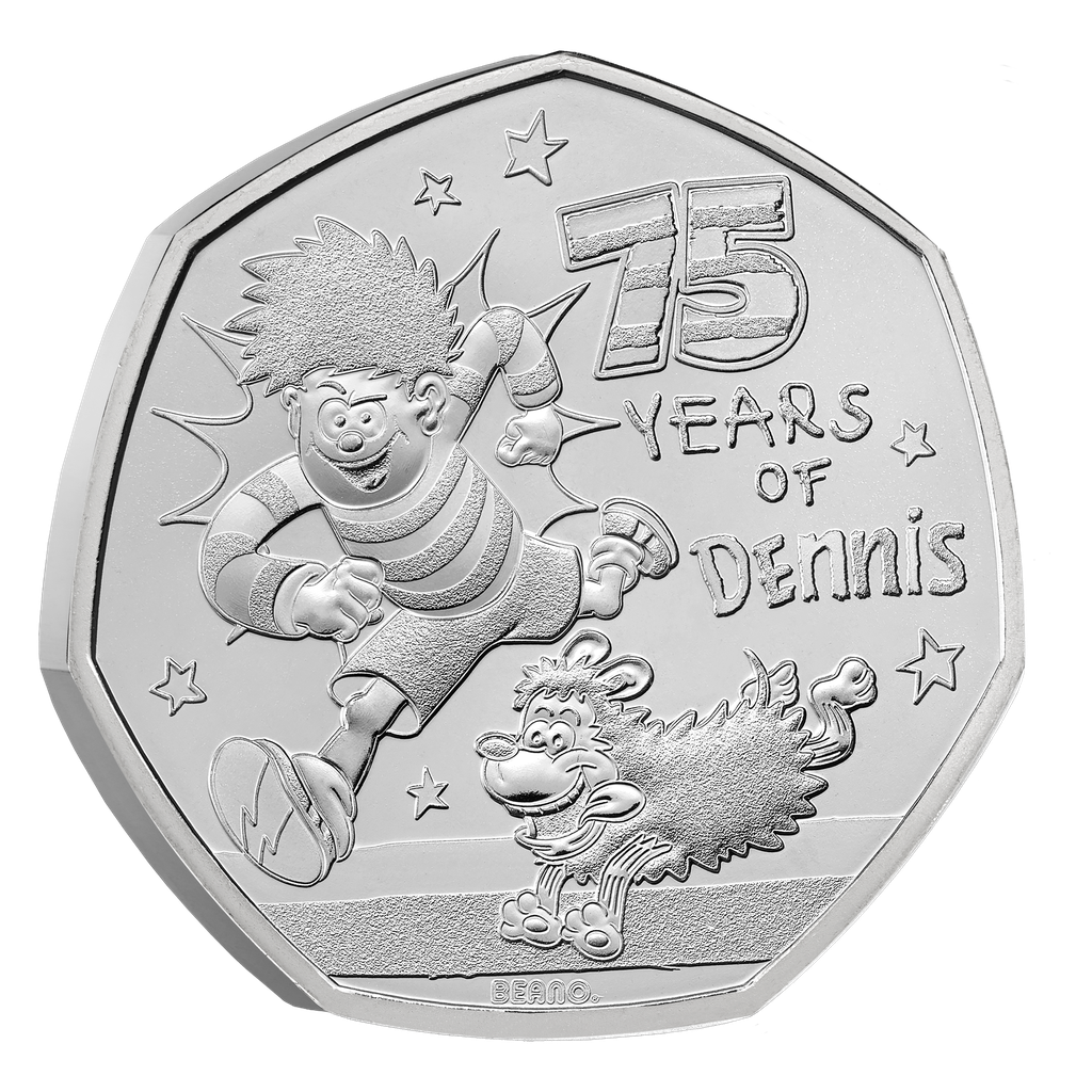 2026 Great Britain Dennis the Menace 75th Anniversary 8g CN Coin in Card
