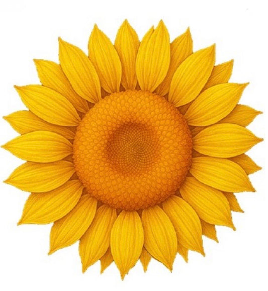 In Stock! 10oz UHR Sunflower Custom Shaped Copper in Capsule (Ultra High Relief)