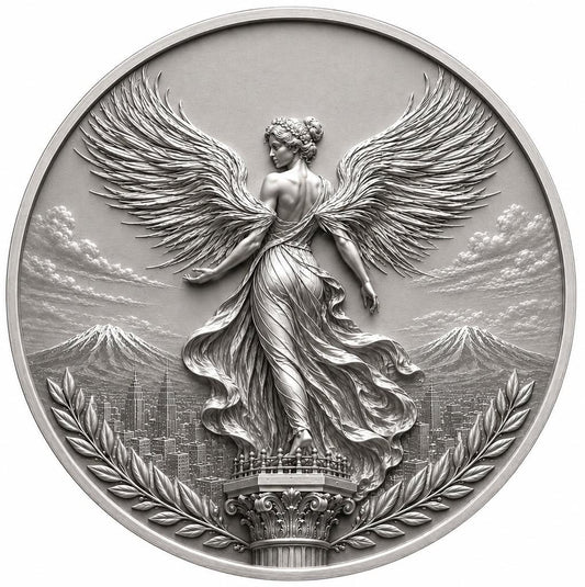 Mexico Libertad Classico 3g .999 Silver Medal. See the Back!