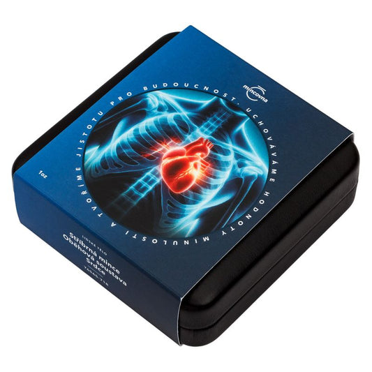 2026 Niue Human Body The Heart Proof 1 oz Silver Coin (02/09). Estimate!