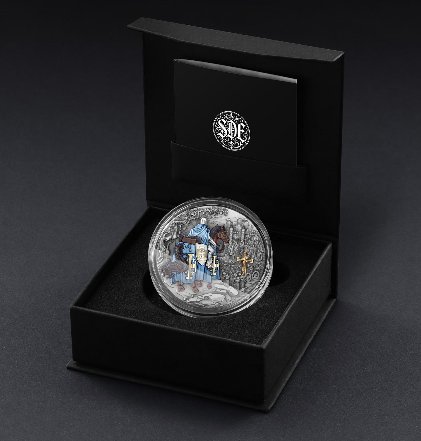T&S New Series! 2026 Niue 2 oz Jerusalem Knights .999 Silver Coin (08/05)