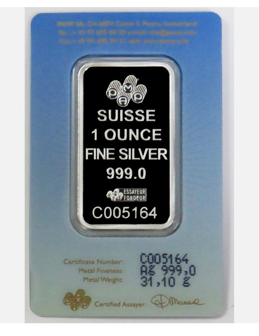 In Stock! PAMP Suisse 1 oz Silver Bar Goddess Lakshmi .999 Religious Series In Assay