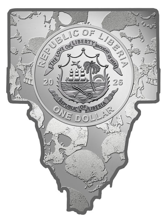 2026 Liberia Dead Beat 30g CN Coin (02/16)