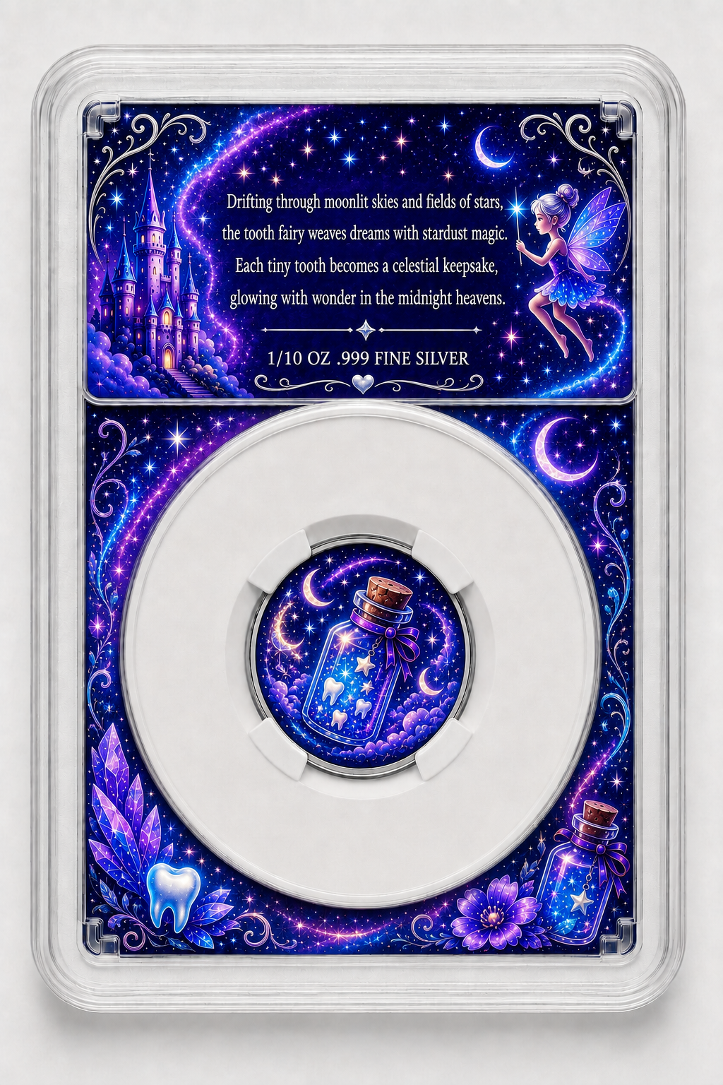 2026 Tooth Fairy Purple Edition 1/10th Ounce .999 Silver Coin