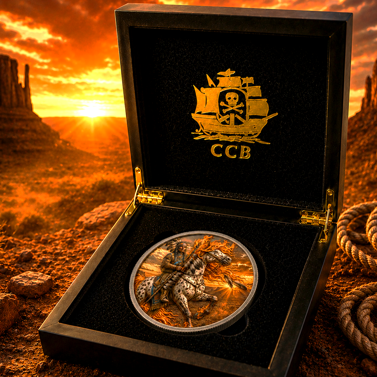 2026 Year Of The Horse Colorized War Horse 10 Troy Oz .999 Fine Copper Round