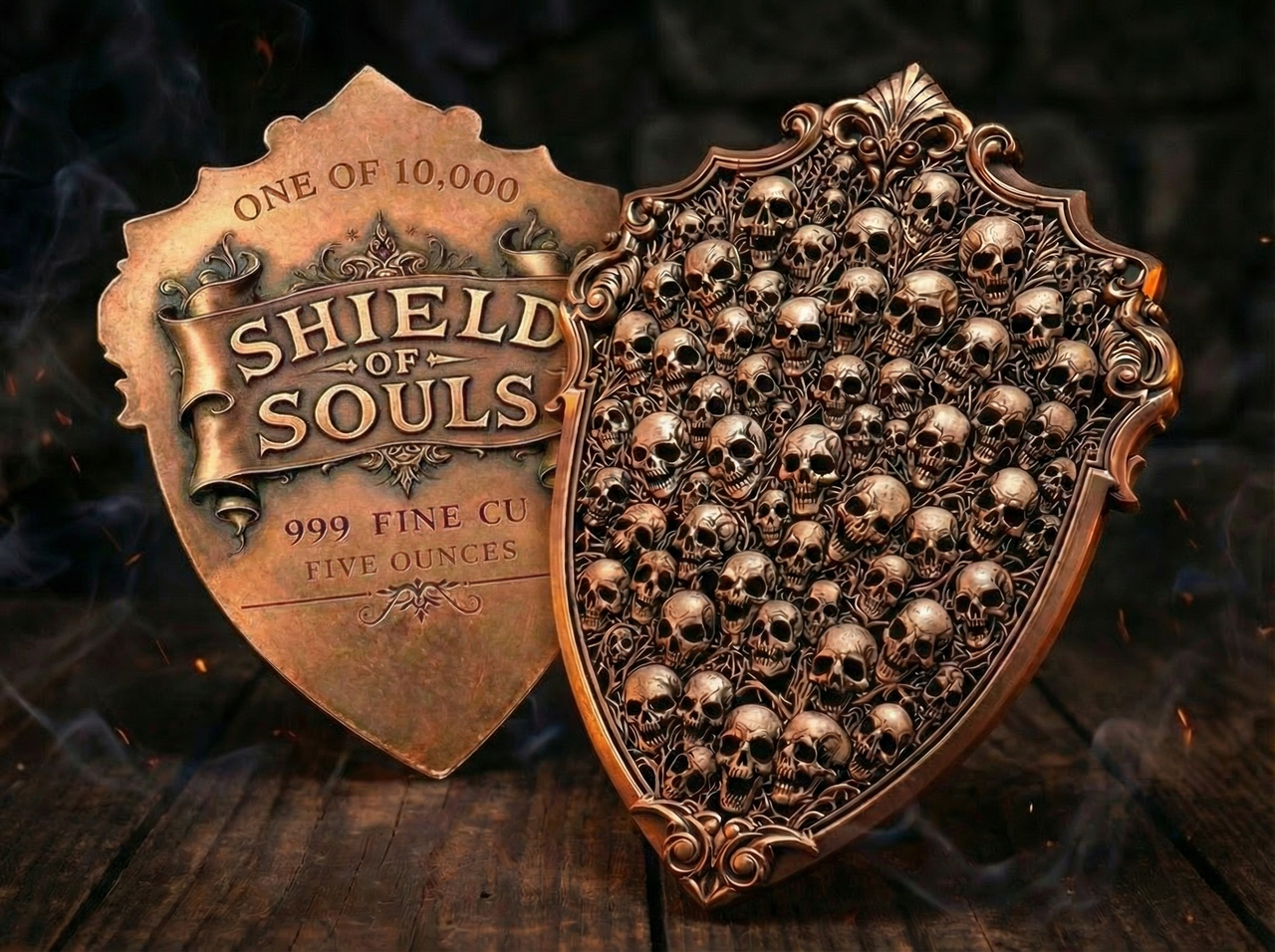 Shield of Souls 5 oz Copper Medal (02/18)