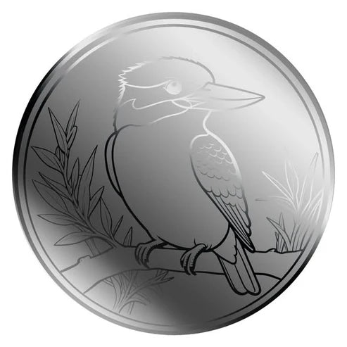 PLATINUM! 2026 Liberia Kookaburra 1/1000 oz .999 Platinum Coin in Card