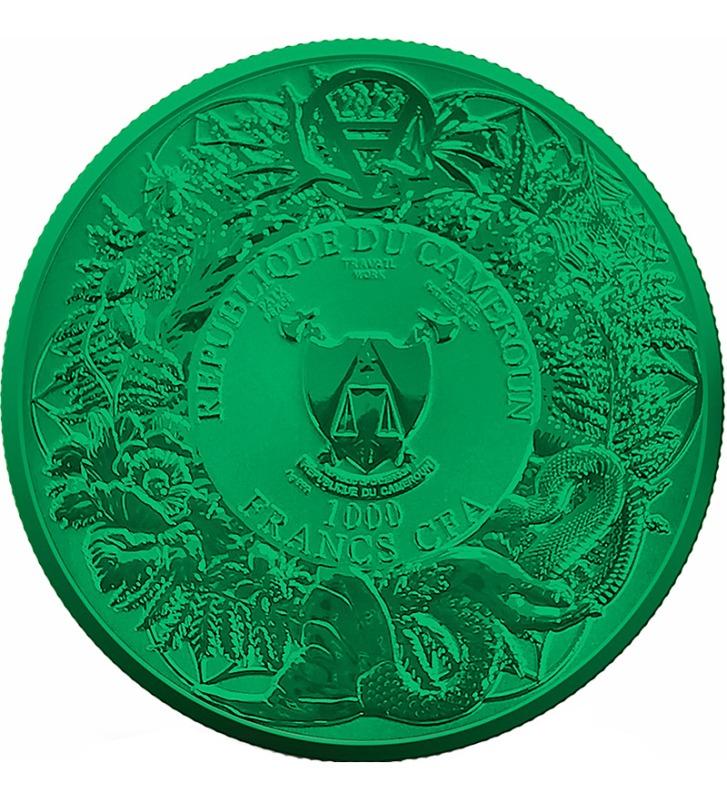 Cameroon 2026 Slavic Bestiary 2 oz Silver Space Green Domowik
