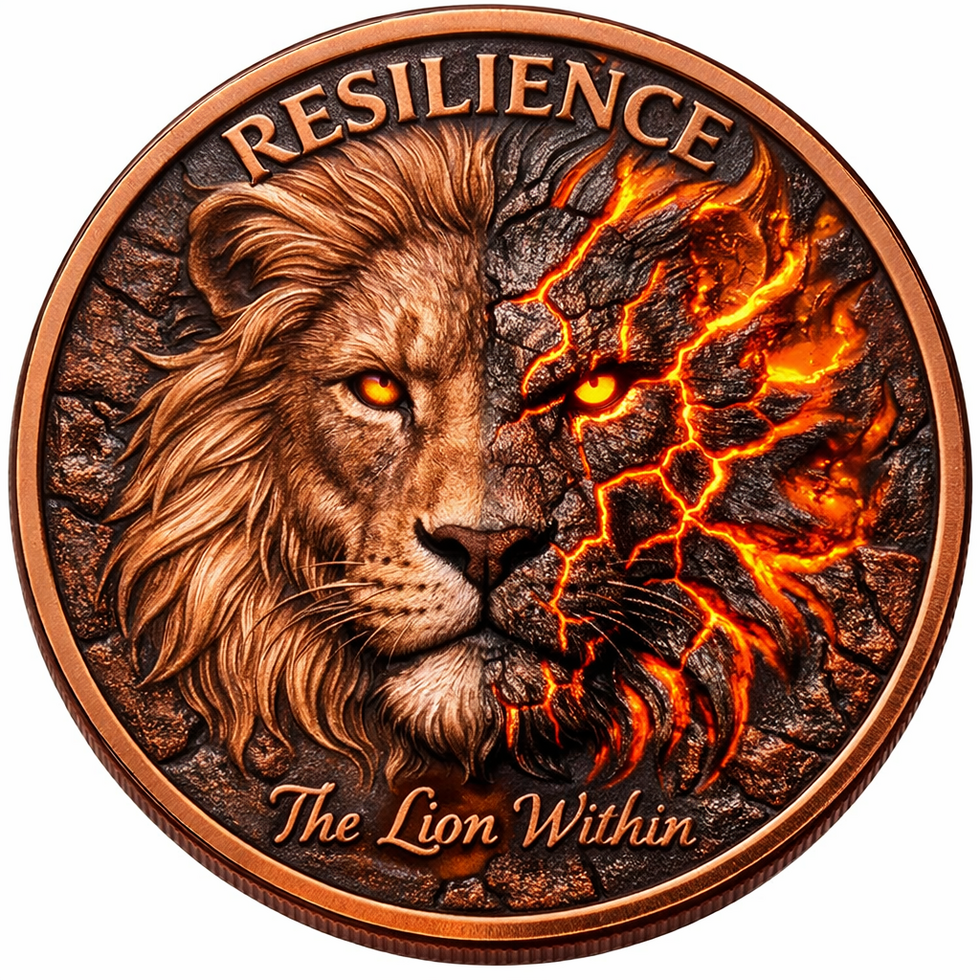 2026 Resilience - The Lion Within 1 oz Copper Round (03/02)