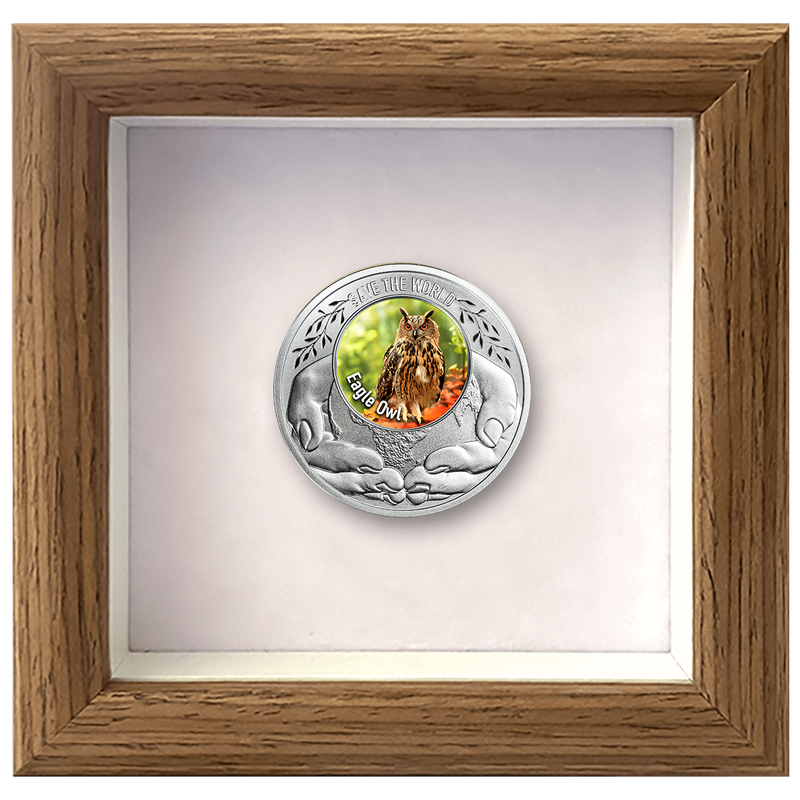 2026 Cameroon Save The World - Eagle Owl 17.5g Silver Coin (03/02)