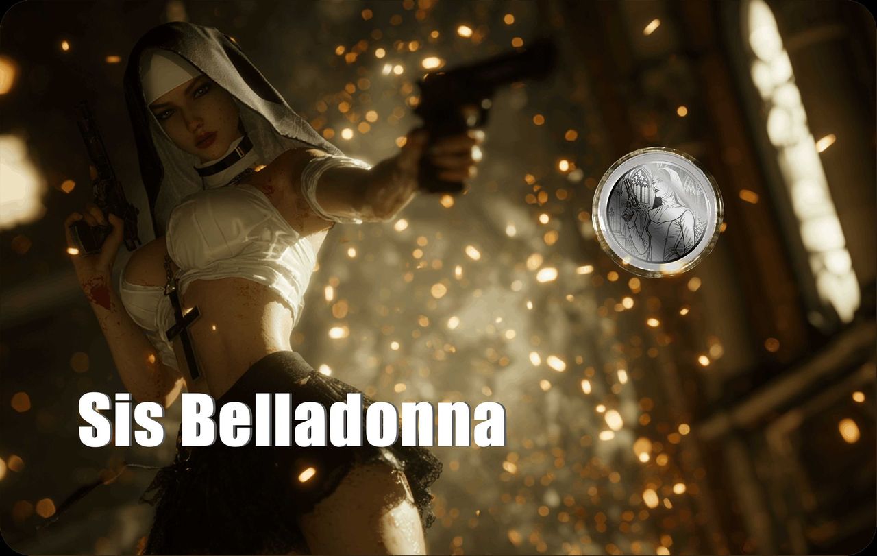 2026 Liberia Sis Belladonna 1/1000 oz Palladium Coin in Card (03/02)