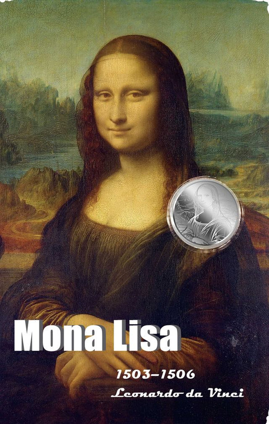 2026 Liberia Mona Lisa 1/500 oz Silver Coin in Card (03/04)